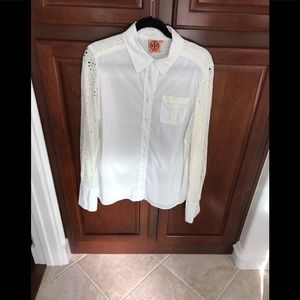 Tory Burch button front top